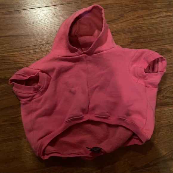 pink roots dog hoodie - Picture 2 of 5